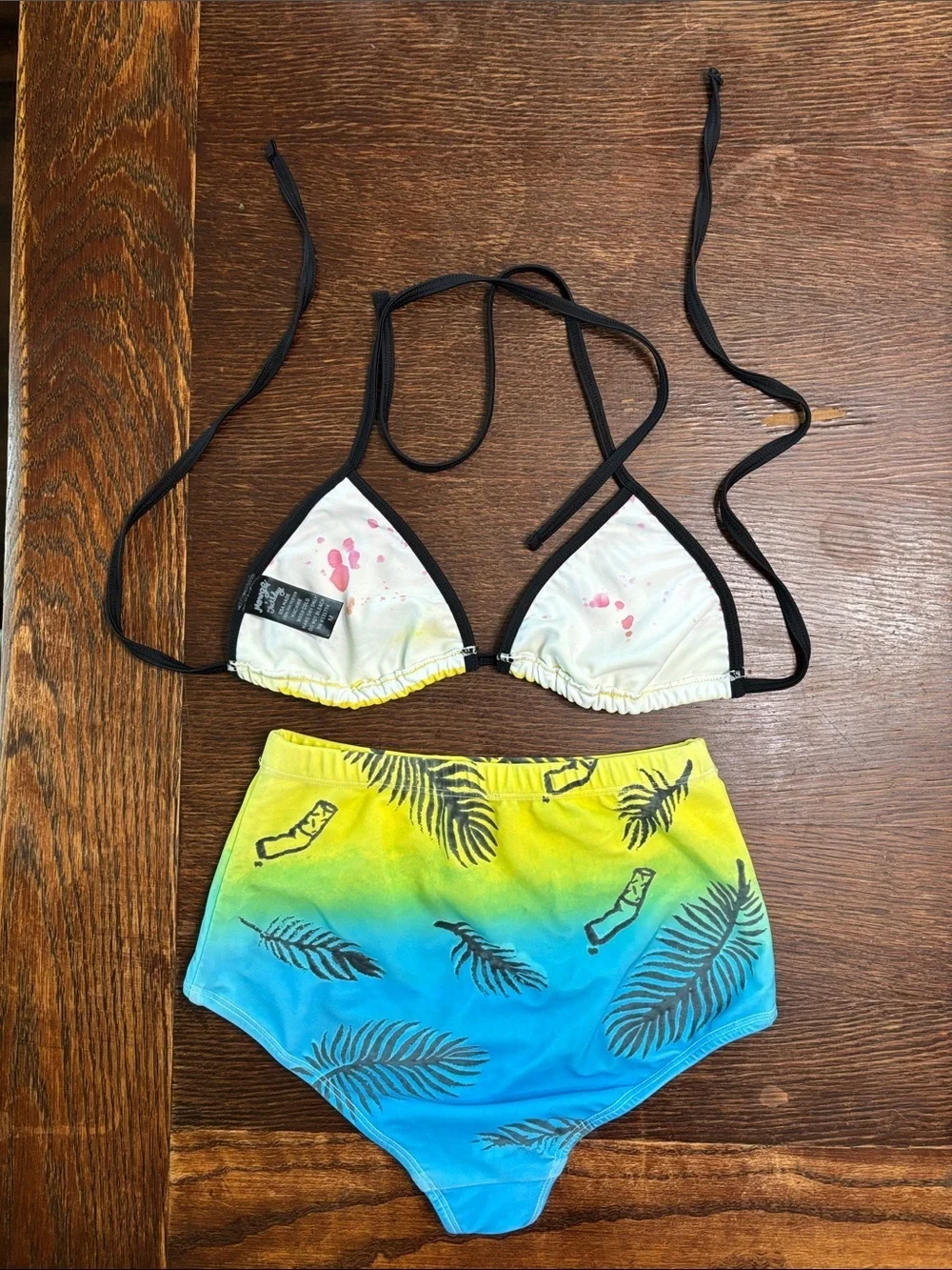 RARE Mowgli Surf + Tuesday Bassen Bikini Set 2016 Collab Limited Medium